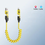 65W Car Charging Cable – Adjustable Length & Multi-Device Support
