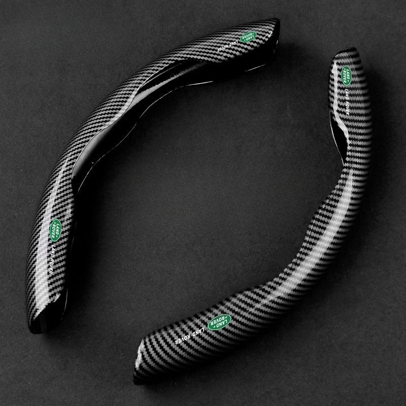 Premium Carbon Fiber Steering Wheel Cover - Clear and Glossy, Easy Installation, Universal Fit