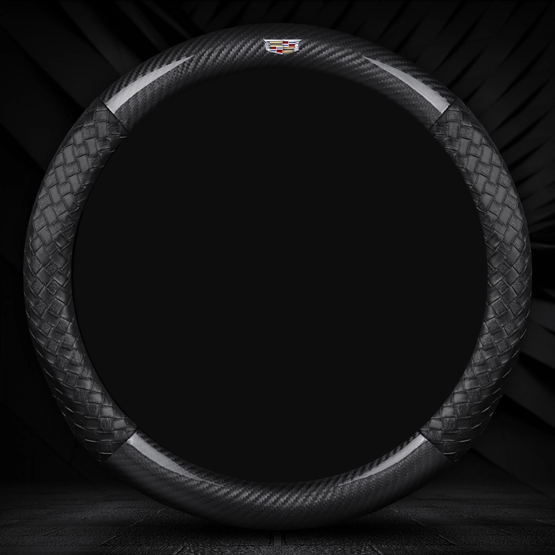 NappaWeave Luxe Steering Cover - Breathable Comfort & Custom Logo Ready
