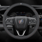 Premium Nappa Leather Steering Wheel Cover - Luxurious Comfort, Breathable Design, and All-Season Durability