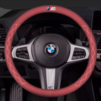 LuxeDrive Breathable Suede Steering Wheel Cover - Anti-slip, Sweat-Resistant & Soft Grip