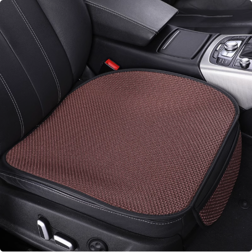BreezeCore Silk Seat Cushion-Breathable Comfort & Storage Pocket