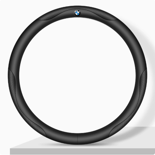 Elegancia Pro - Hand-Stitched Nappa Leather Steering Cover with Anti-Slip Backing