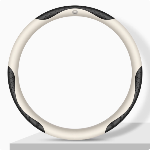 Elegancia Pro - Hand-Stitched Nappa Leather Steering Cover with Anti-Slip Backing