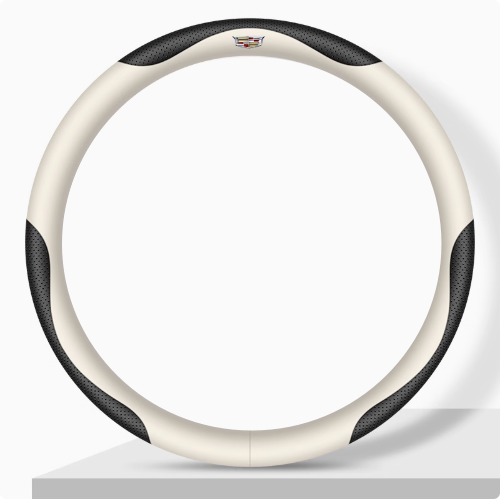 Elegancia Pro - Hand-Stitched Nappa Leather Steering Cover with Anti-Slip Backing