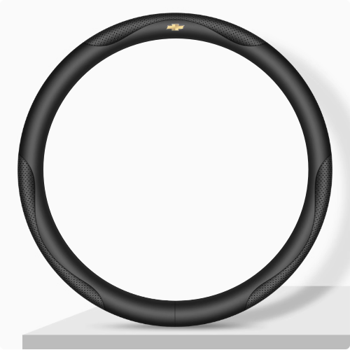 Elegancia Pro - Hand-Stitched Nappa Leather Steering Cover with Anti-Slip Backing
