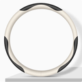 Elegancia Pro - Hand-Stitched Nappa Leather Steering Cover with Anti-Slip Backing