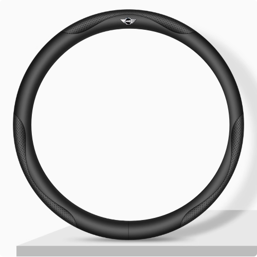 Elegancia Pro - Hand-Stitched Nappa Leather Steering Cover with Anti-Slip Backing
