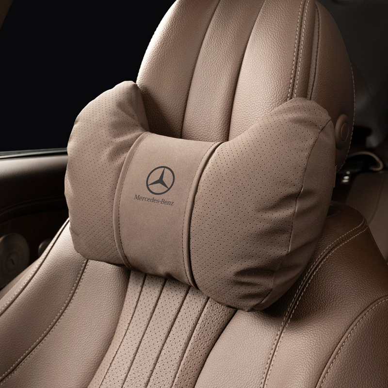 Velora Leather Car Pillow – Breathable Comfort & Custom Logo Ready