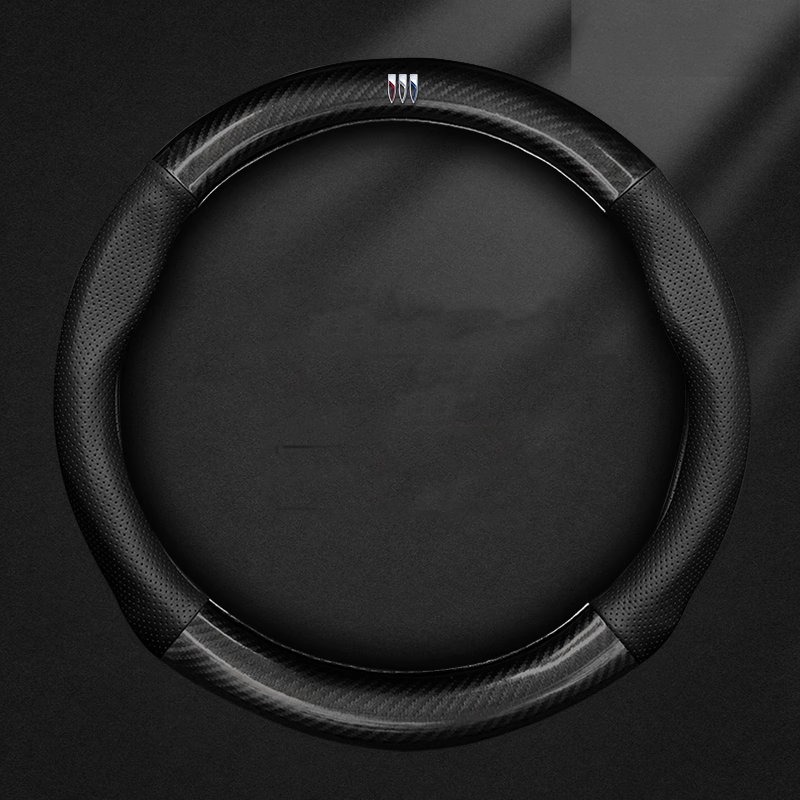 AirWeave Leather Steering Cover – Breathable Leather & Enhanced Grip