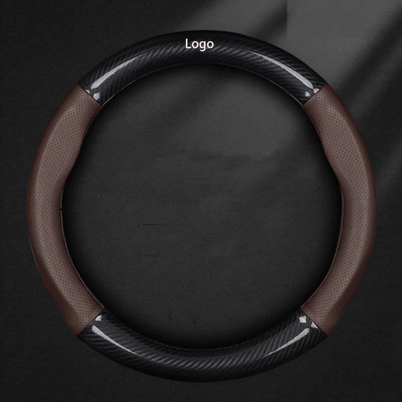 AirWeave Leather Steering Cover – Breathable Leather & Enhanced Grip