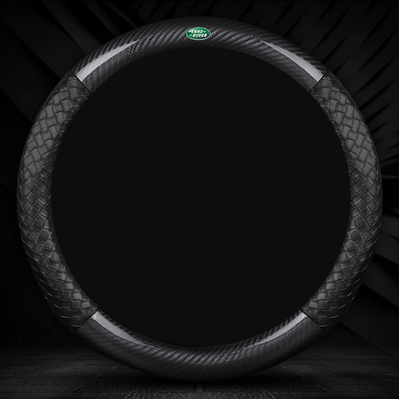 NappaWeave Luxe Steering Cover - Breathable Comfort & Custom Logo Ready