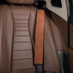 SilkLeather Car Seatbelt Pad – Neck Protection & Custom Logo Ready
