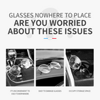 GlideMount Car Glasses Clip – Minimalist Style with Logo Customization