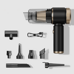 PowerSweep Car Vacuum – Cordless Suction & Blow, Long Battery Time