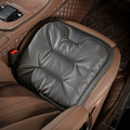 LuxNappa Soft Car Seat Cushion - Comfortable  Breathable & Customizable Logo
