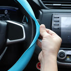 Universal Car Summer Ice-Cooling Ultra-Thin Steering Wheel Cover - Non-Slip, Sweat-Proof, Breathable, Wear-Resistant